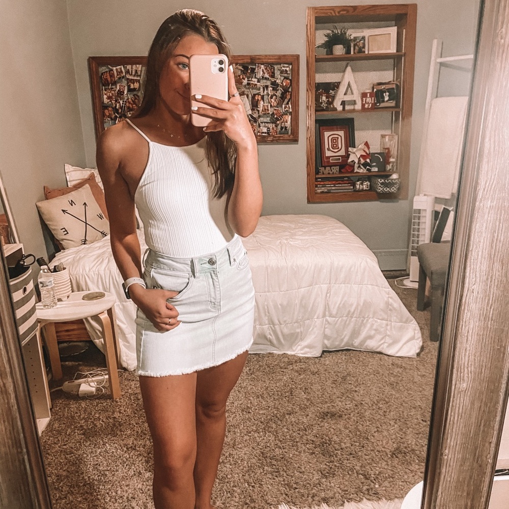 Denim skirt